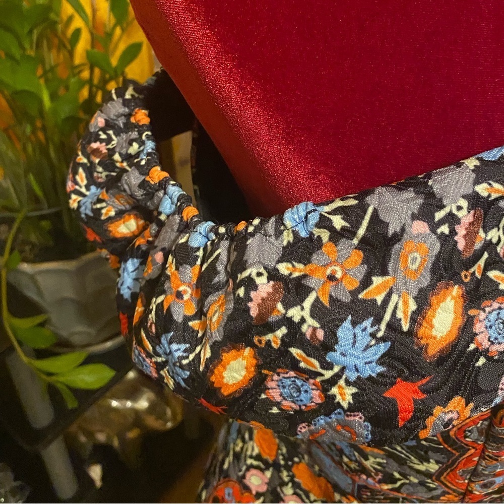 Comino Couture- Vintage | A line | Size 14 Folk Print | Party Mini Dress - - Picture 10 of 11